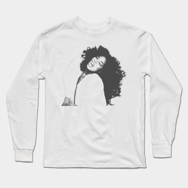Donna Summer - Vintage 70s Long Sleeve T-Shirt by Deorans
